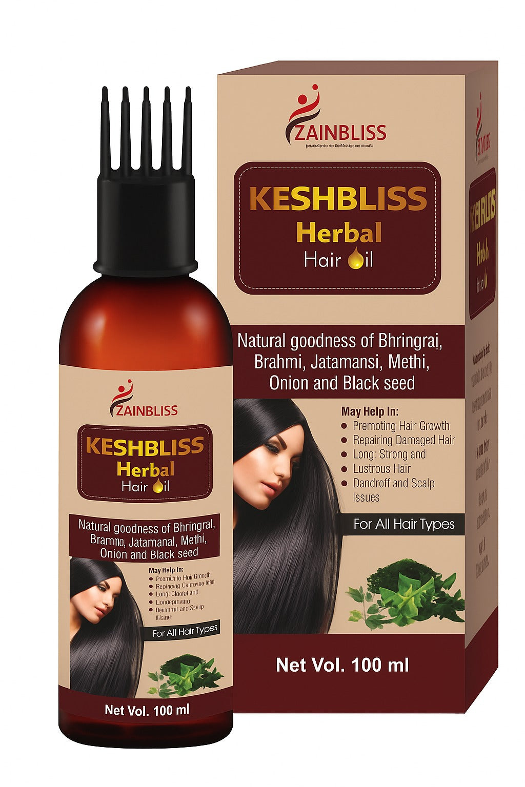 KESHBLISS HERBAL HAIR OIL 100 ml.