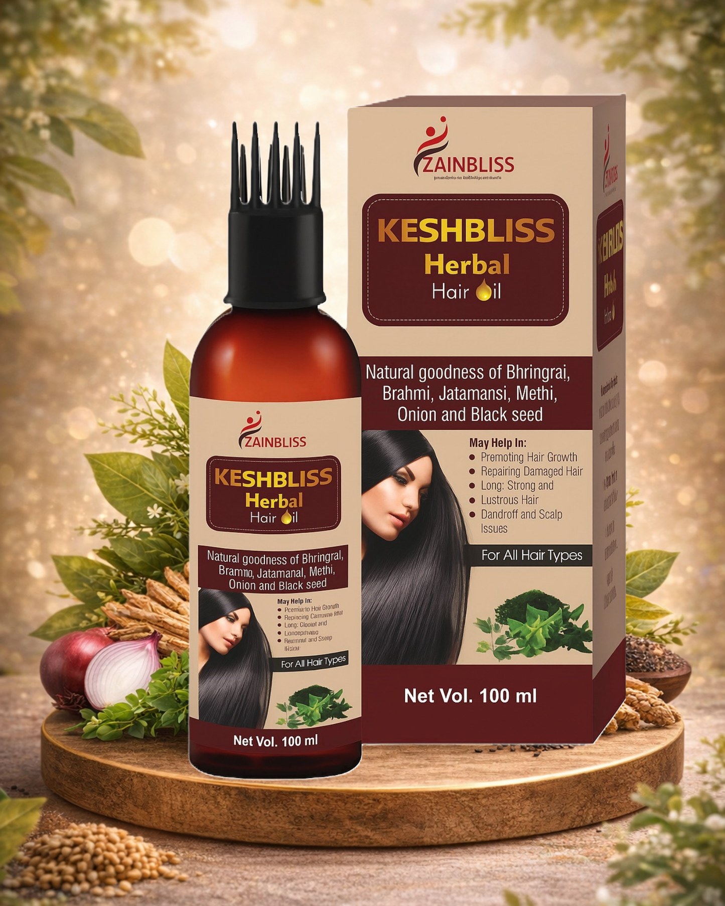 KESHBLISS HERBAL HAIR OIL 100 ml.