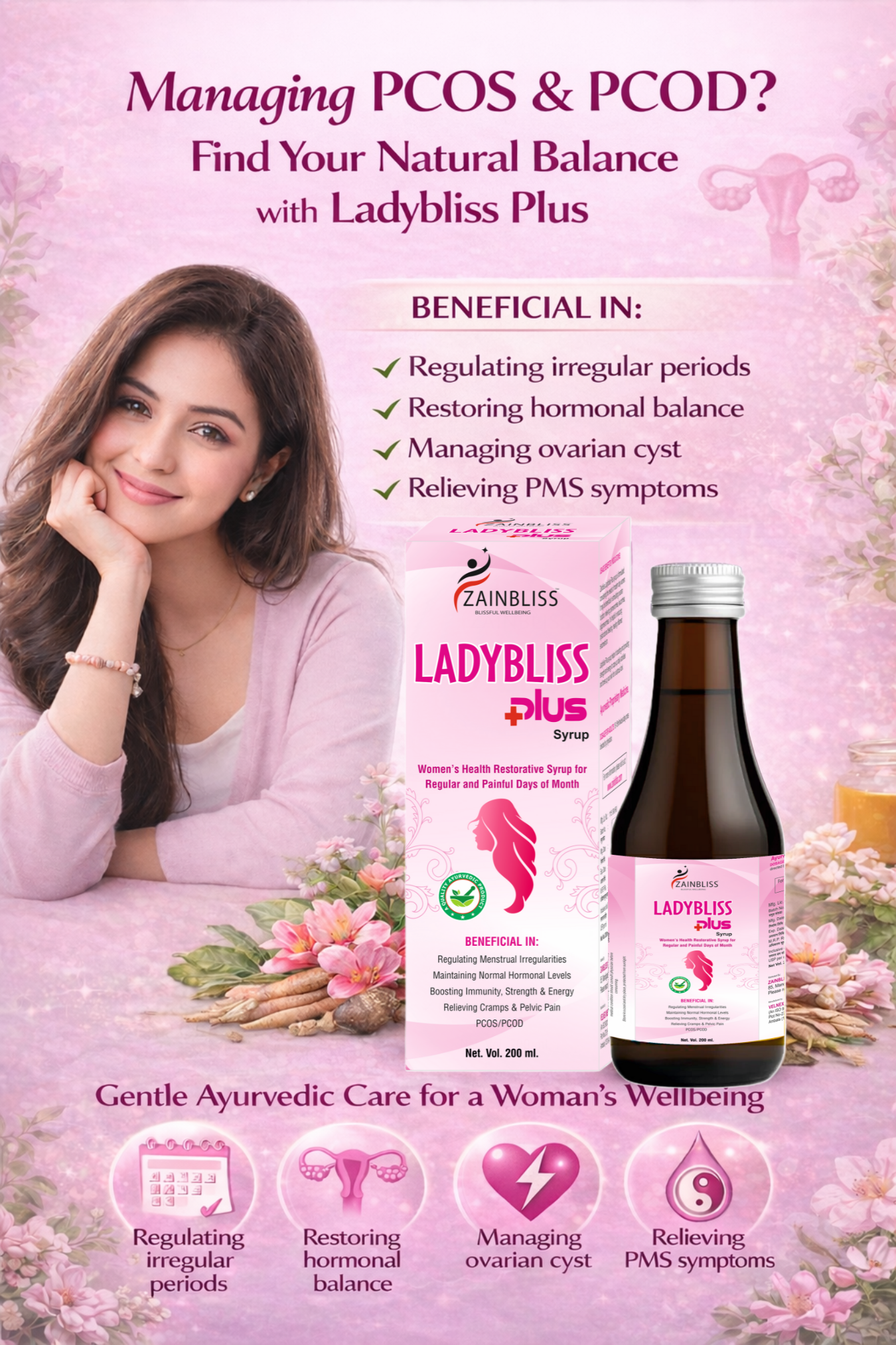LADYBLISS PLUS SYRUP 200 ml Pack