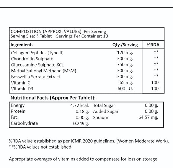 FLEXIBLISS TABLETS 30'S PACK