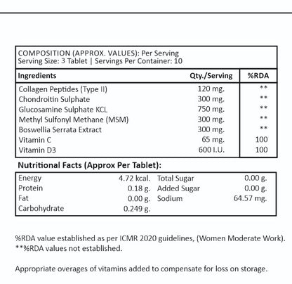 FLEXIBLISS TABLETS 30'S PACK