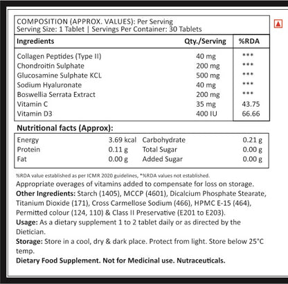JOINTBLISS TABLETS 30'S PACK