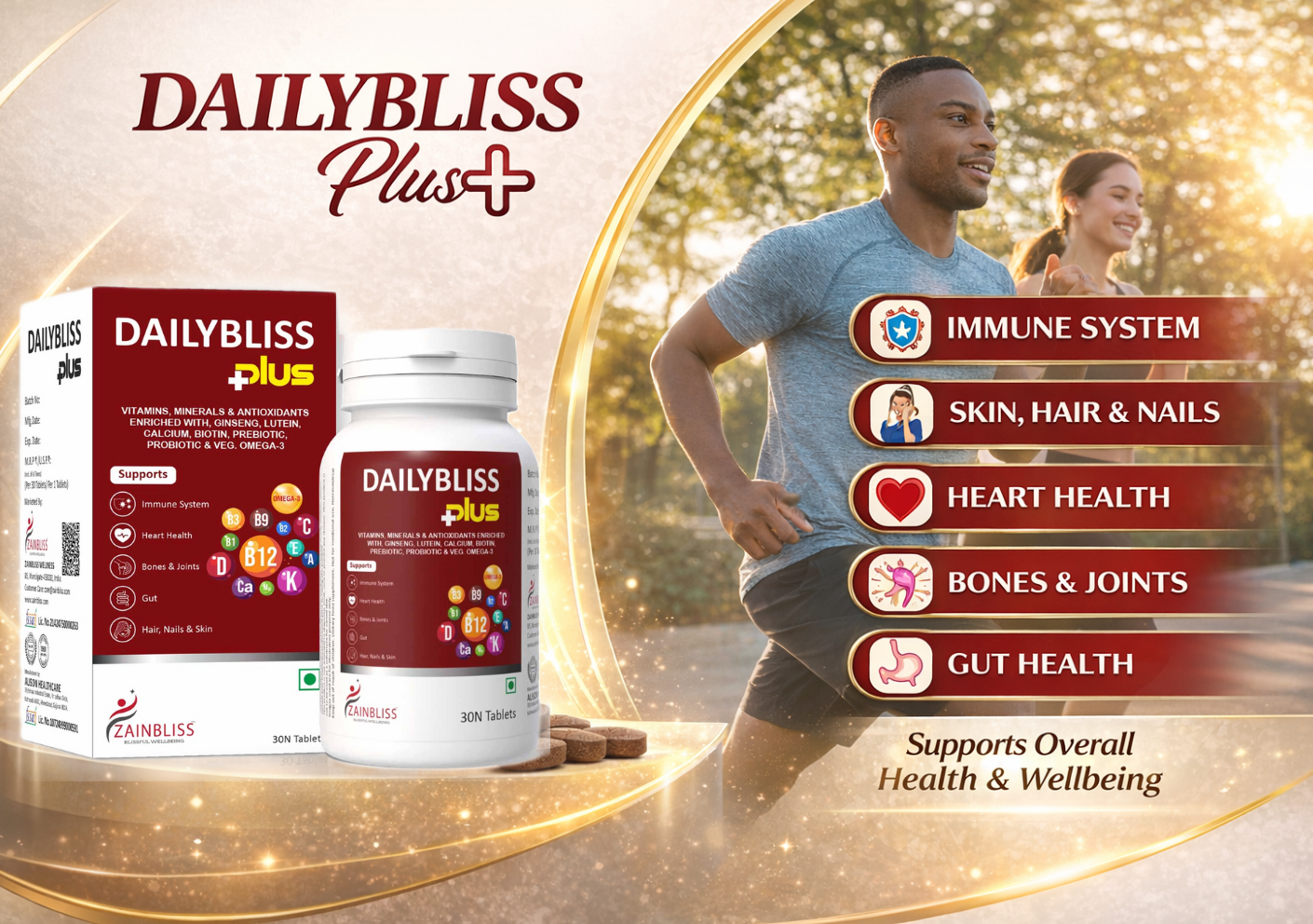 DAILYBLISS PLUS TABLETS 30'S PACK
