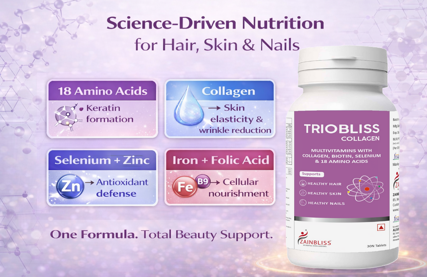 TRIOBLISS COLLAGEN TABLET 30's PACK