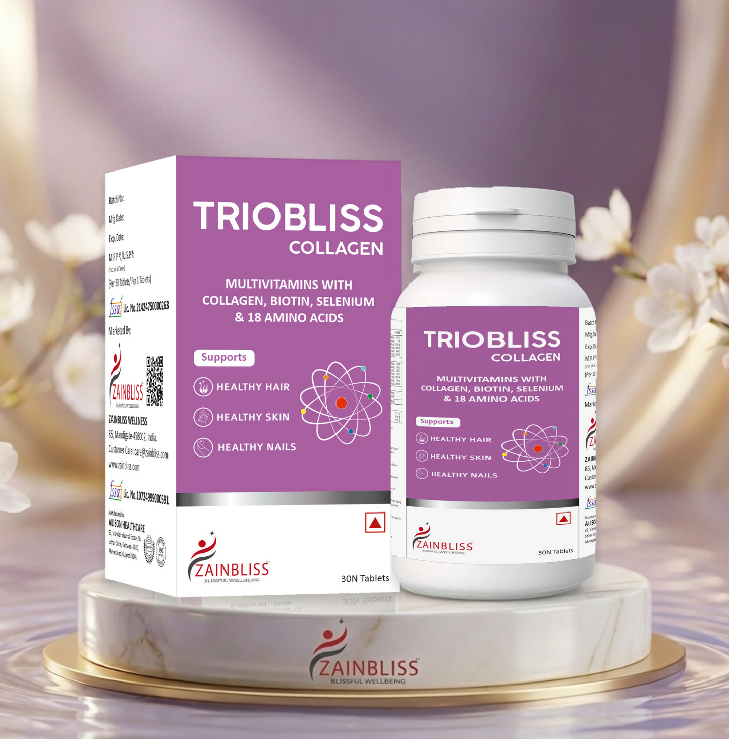 TRIOBLISS COLLAGEN TABLET 30's PACK
