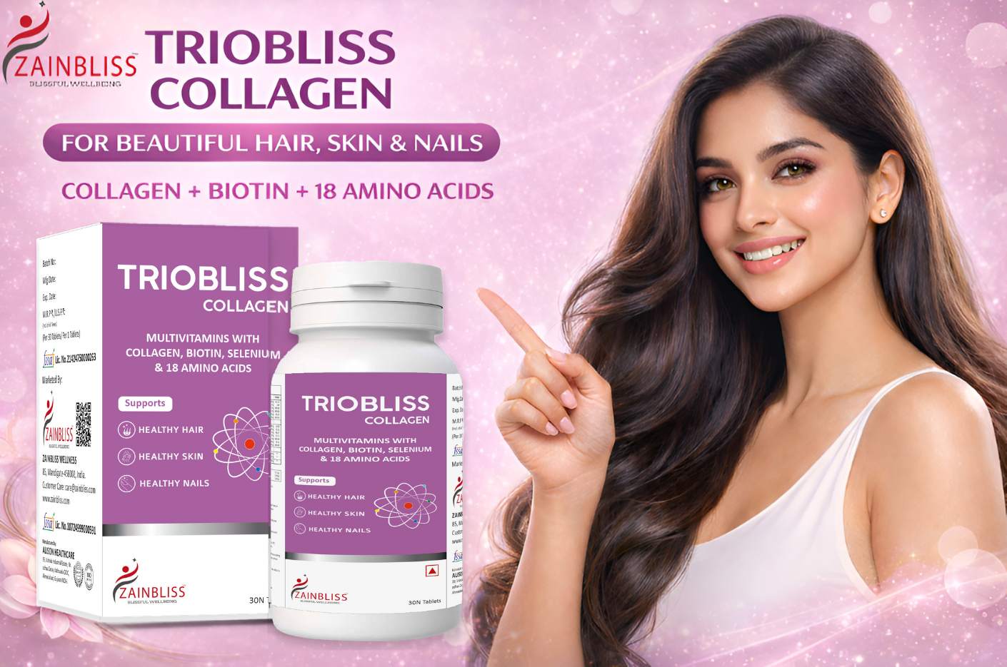 TRIOBLISS COLLAGEN TABLET 30's PACK